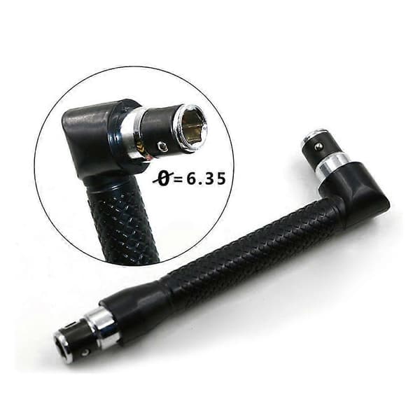 L-pipe Fastnøkkel Dobbelthode Liten 6,35 mm Skrutrekkerbits Vinkel Fastnøkkel for Trearbeidere