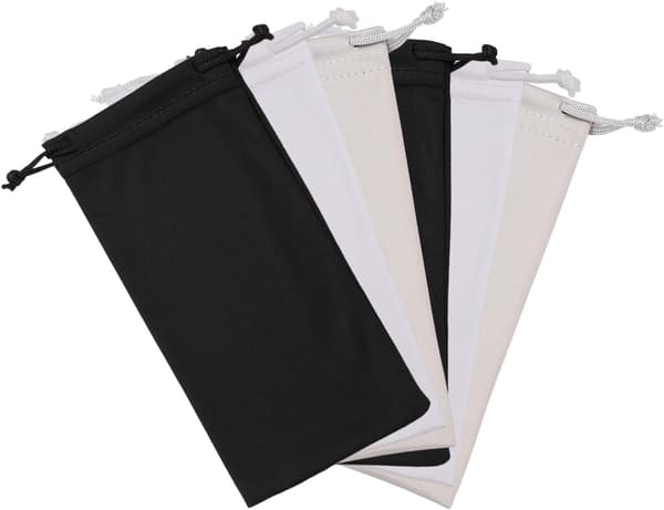Mikrofiber Solbriller Brilleetui Pose 6 Pak, Gadgets Rengøring