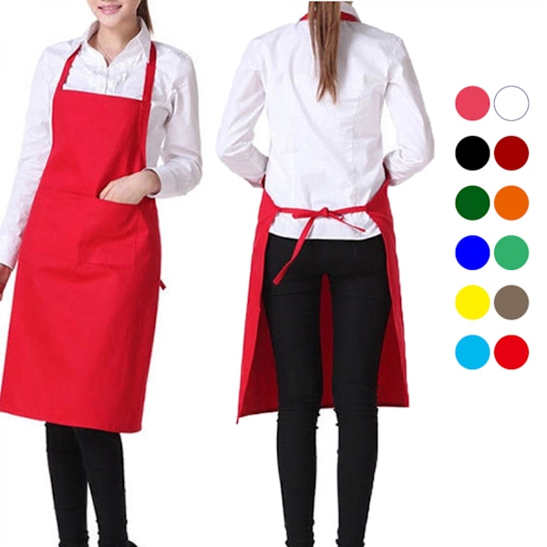 ##/Rött förkläde, 60*70cm##/
