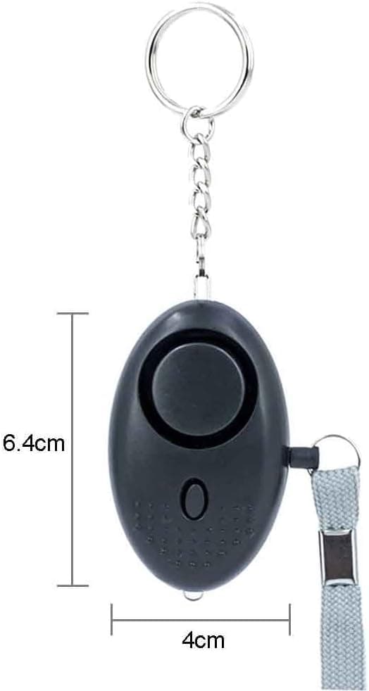 2-pack Personligt Larm Nyckelring 140 DB Polisgodkänd Mini Hög