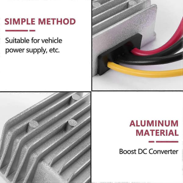 12V TIL 24V 15a 360W Dc Dc-omformer 360W Opptrappende DC-omformer