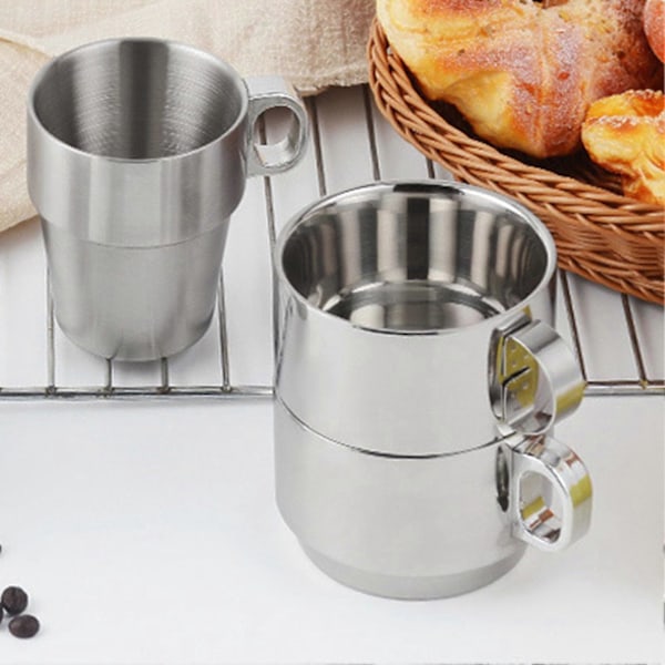 Rustfrie Stålkopper Små Lett å Bære Europeisk Stil Rustfrie Stål Vannflasker for Gave 8