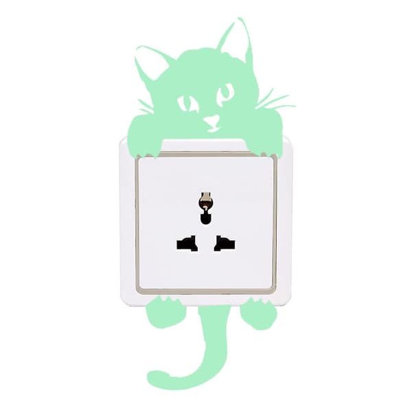 /#/Sød Kreativ Killing Kat Luminous Noctilucent Glow Switch Wa/#/