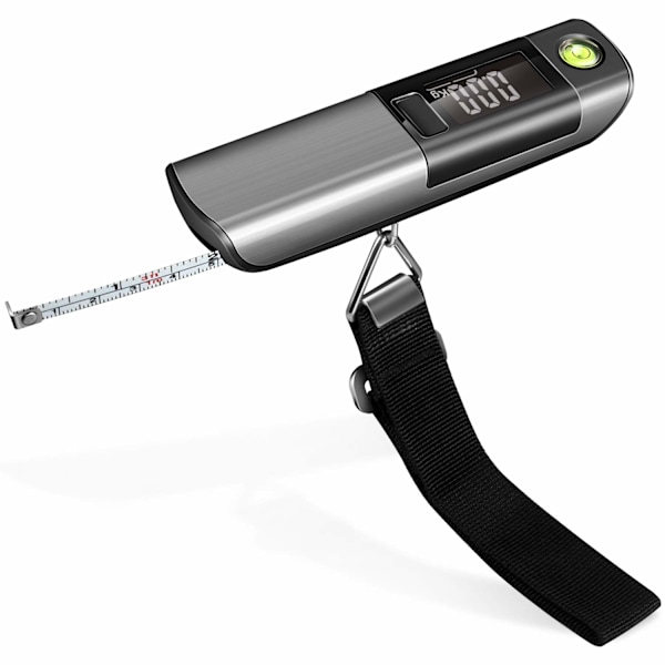Sølv, 1 digital koffertvekt - bærbar vekt med instrument