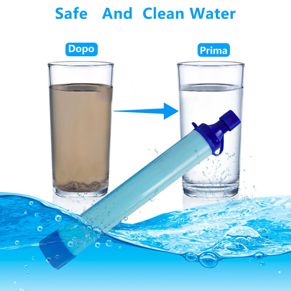 Personligt vattenfilter, utomhusvattenfilter Resevattenfilter B