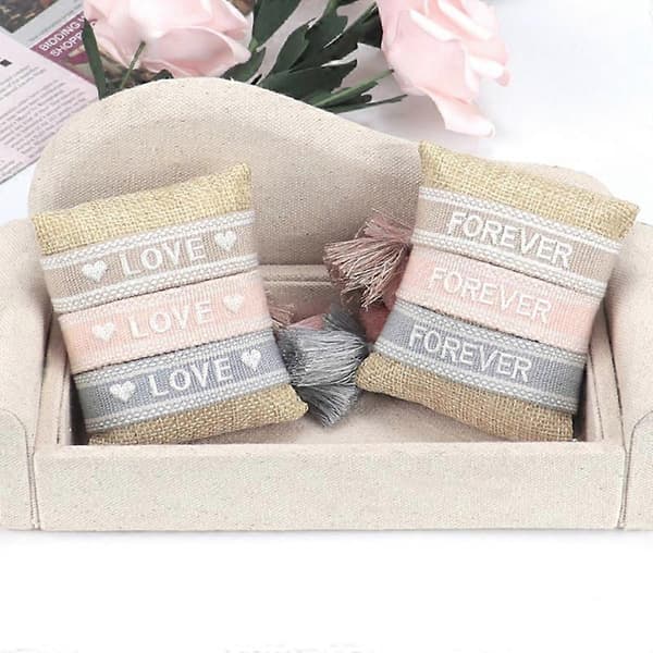 Dam Wrap Armband Tofs Utsökt Handdekoration Broderade Bokstäver n Armband för Vänner 2