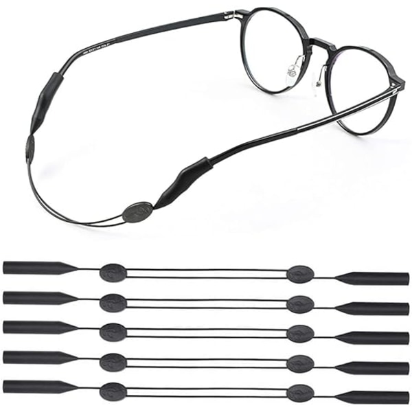 Glasögonlinor, 5 delar justerbar glasögonhållare Sportsladd f