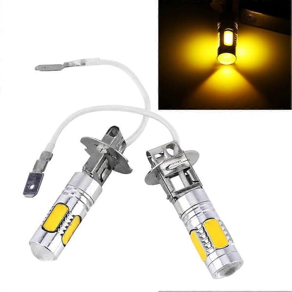 2 x auton LED-sumuvalopolttimo H3 7,5W 5730 lamput 12V 5-SMD