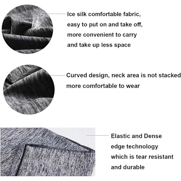 Unisex Elastisk Halsvarmer, Tubulær Halsgaiter Hurtigtørrende Solbeskyttelse
