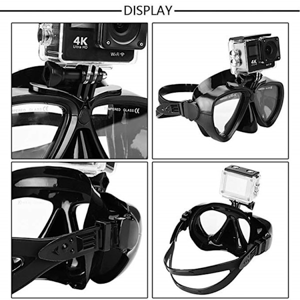 ##/One Pro -naamioteline GoPro-kameralle seka sukellukseen että snorklaukseen Kamera ei sisälly##/