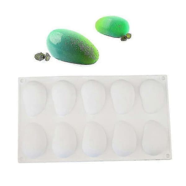 10-hullers mangoformet mousse kageform