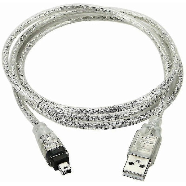 USB Han til Firewire IEEE 1394 4-polet Han iLink Adapterkabel til Sony DCR-TRV75E DV