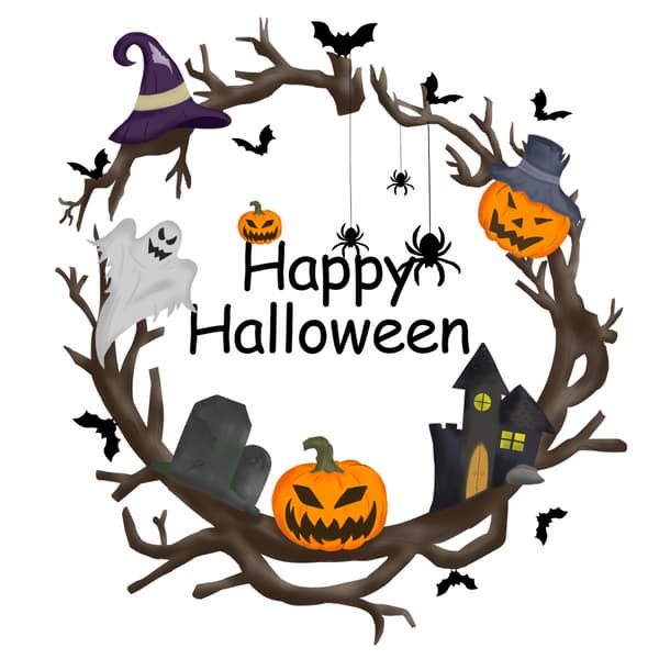##/Halloween väggdekal, 30 x 30 cm##/