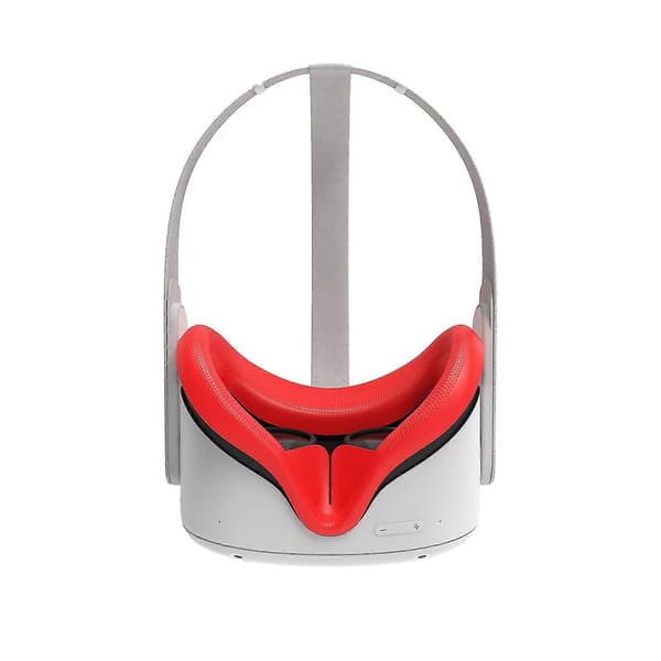 Silikon VR-beskytter for Oculus Quest 2 VR-headset, høystyrke deksel Red