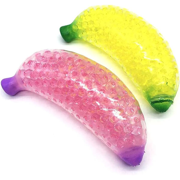 En Bananformad Stressboll med Fruktformade Pärlor - Stressboll