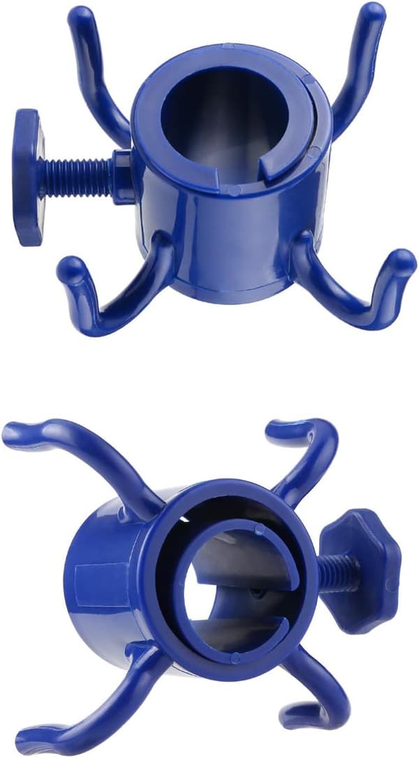 Strandparasollkrok, 2 stk 4-pinners plast hengende paraplykrok