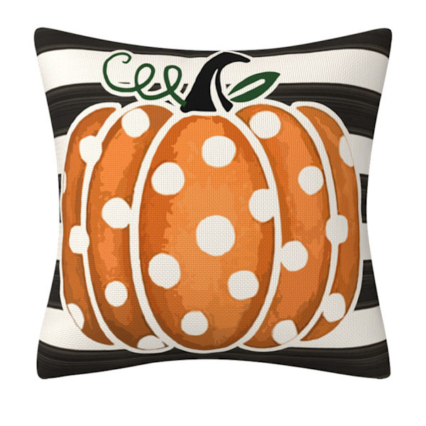 ##/(4 stk) Pumpekinløv Putetrekk 45*45cm##/