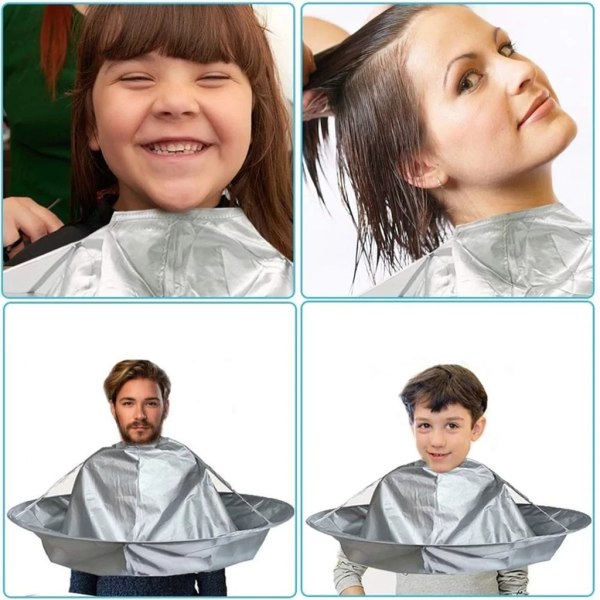 3 Kreative DIY Forklær Hårklipp Kapp Salong Barber Stylist