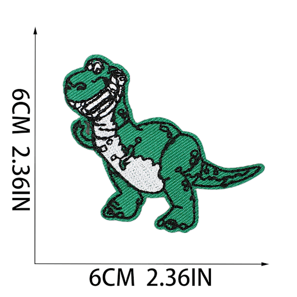 ##/26 Stykker Dinosaur Jern-På Brodererede Mærker til Syning Mærker o##/