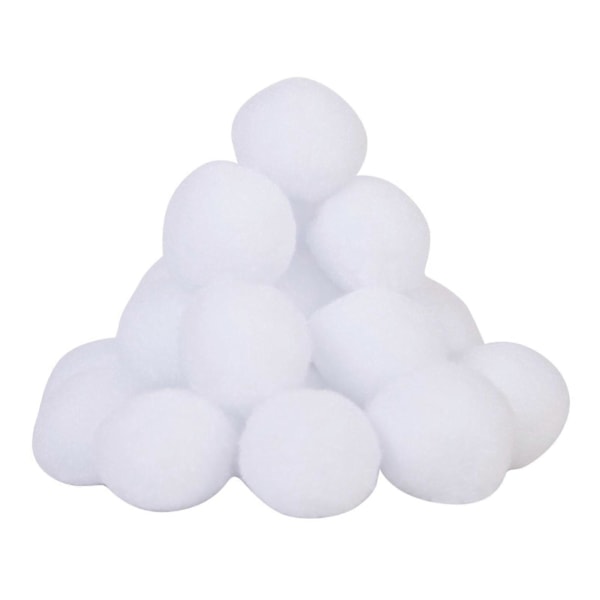 20/50 kpl Tekolumipalloja Talviloman Koriste Realistinen Lumipallo Lahja Lapsille Sisä- ja Ulkotiloihin Kotiin Toimistoon Asuntolan Sisustukseen 20PCS