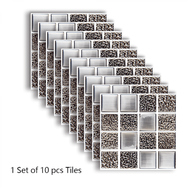 ##/Flisbelegg mosaikkfliser i et sett med 10##/