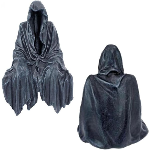 Reaping Solace The Creeper, Reaper Sitting Statue Resin Desktop