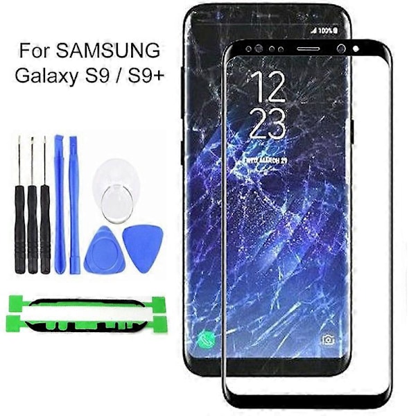 Front Ydre Beskyttende Touch Screen Glas Linse Kompatibel Samsung Galaxy S9 S9Plus for Samsung Galaxy S9 Plus