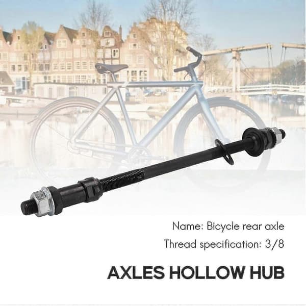 Forlænget 240mm Mountainbike Snescooter Cykelnav Bagaksel Omdannede Solid Aksel Bagaksel Cykel