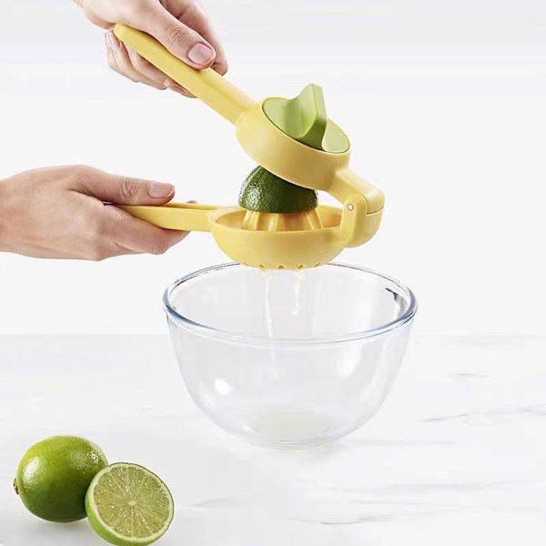 (Gul) Manuel saftpresser Hjem lille presser - citronpresser - le
