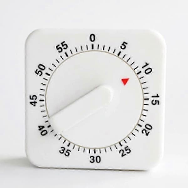 Praktisk Mini Bærbar Kjøkken Timer Nedtelling 60 Minutter Alarm Mekanisk Tids Påminnelse