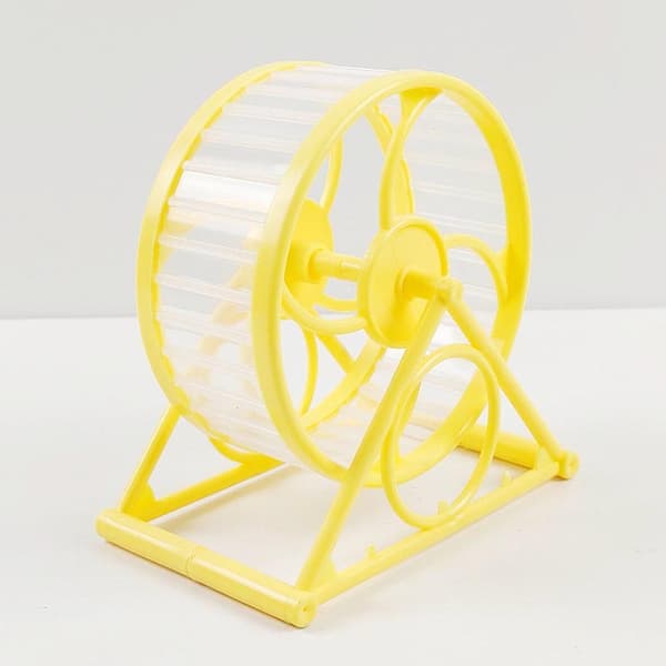 ##/Blå plast hamsterhjul 1 stycke plast##/