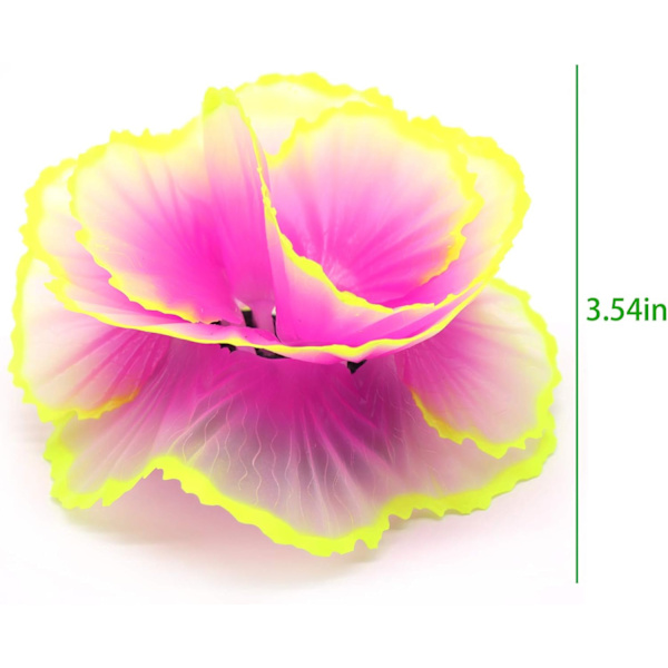 Dekorativ Harpikskorall for Akvarium - Glødende Effekt - Lilla