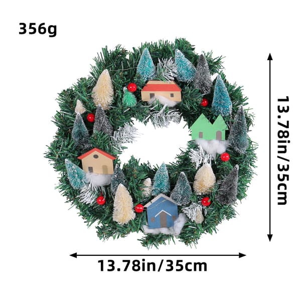 Glittrande julgransgirlang, litet husgirlang, 35 cm
