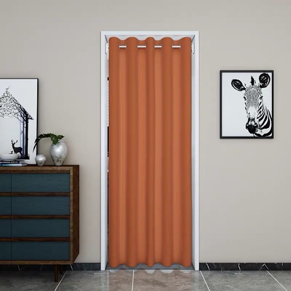 ##/Dörrgardin mörkläggningsgardin termiskt isolerad 90x200cm##/