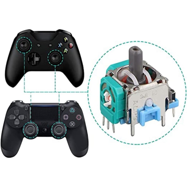 5 stk 3D Joystick Aksemodul, Analog Joystick Modul, 3D Sensor