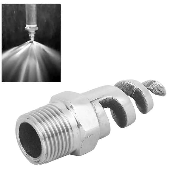 Spiraldyse SPJT 316L Rustfrit Stål Han Gevind Anti-tilstopning Vandingsudstyr (G3/8 DN10)