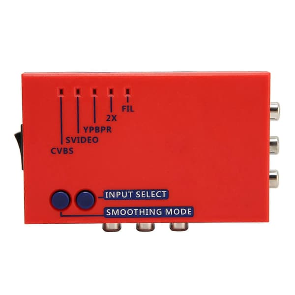 RetroScaler2x -muuntimelle A V HD Multimedia Interfa Cecompatible RetroScaler2x Line Multiplier Red -laitteelle