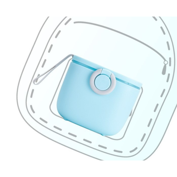 Blå Mælkepulver Doseringboks, Baby Formel Dispenser, Småbørn Baby