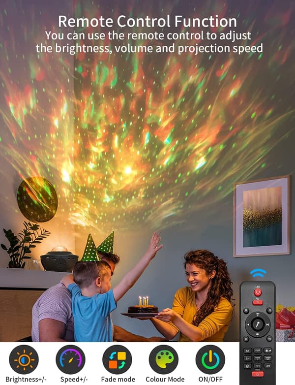 Tähtiprojektor, Kiertävä Videopilviprojektor, Kaukosäädin N