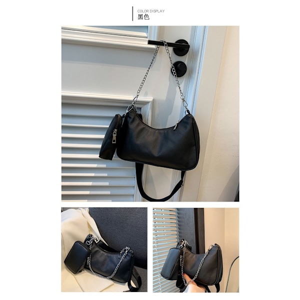 ##/Skulderveske, armhuleveske, nylon, vanntett, svigermorveske##/