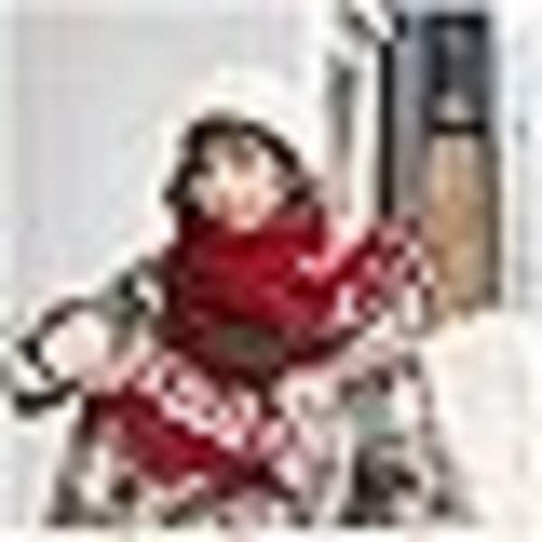 ##/Halsduk Vinterhalsduk Dam Herr Halsduk Rensa Snöflinga Stickad Halsduk##/