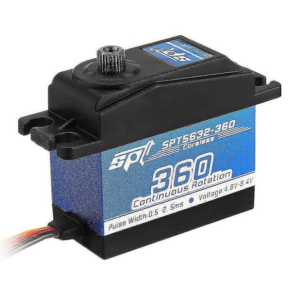 SPT Servo SPT5632-360 Coreless Digital Servo Metal Gear Lager Moment Lineær Ændring Til RC Robot