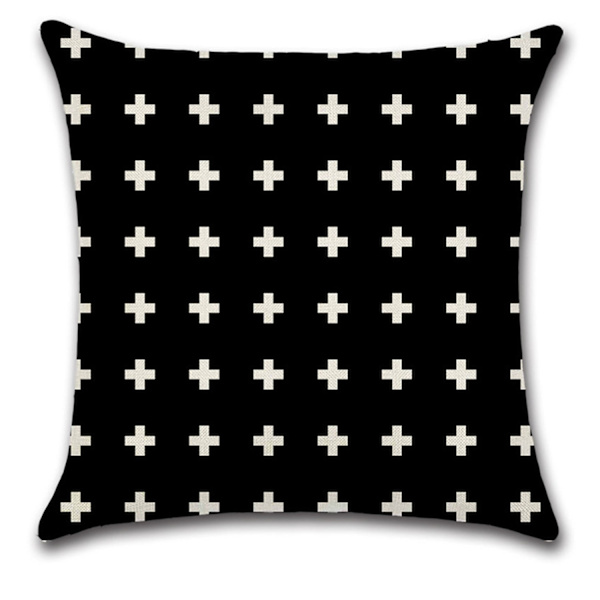 ##/(4 st) Geometriska kuddfodral 45*45cm##/