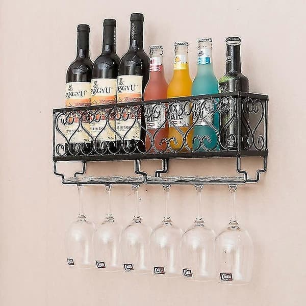 EVAGO Vægmonteret Vinreol Husholdnings Vægmonteret Glas Holder (KUN HOLDEREN)