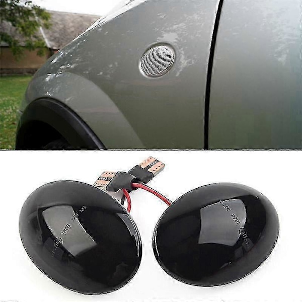 2 stk. LED dynamiske sidemarkeringslys blinklys blinklygter til Opel Corsa B Corsa C Astra F Combo B Combo C