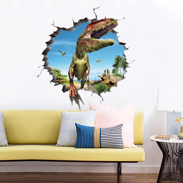Et stykke 50×50CM dinosaur soverom stue dekorasjon hjem