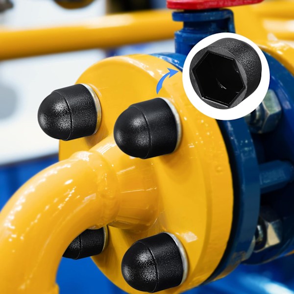 Plastkupol Bult Mutter Skyddskåpor M8/13mm Hexagonal Skr