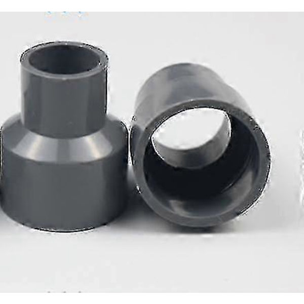 63mm X 50mm PVC Rörreducerare Koppling Nav Koppling DWV Grå 2st