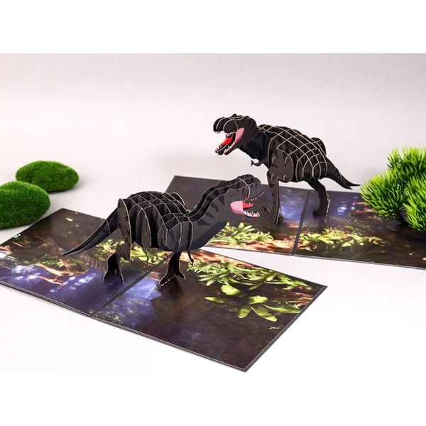 3D Pop Up, Tyrannosaurus [Syntymäpäiväkortti] [Tervehdykortti] [Valmistu