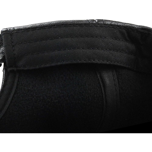 Mænds Læder Baseball Cap Justerbar Kasket Sports Hat Beanie Flat